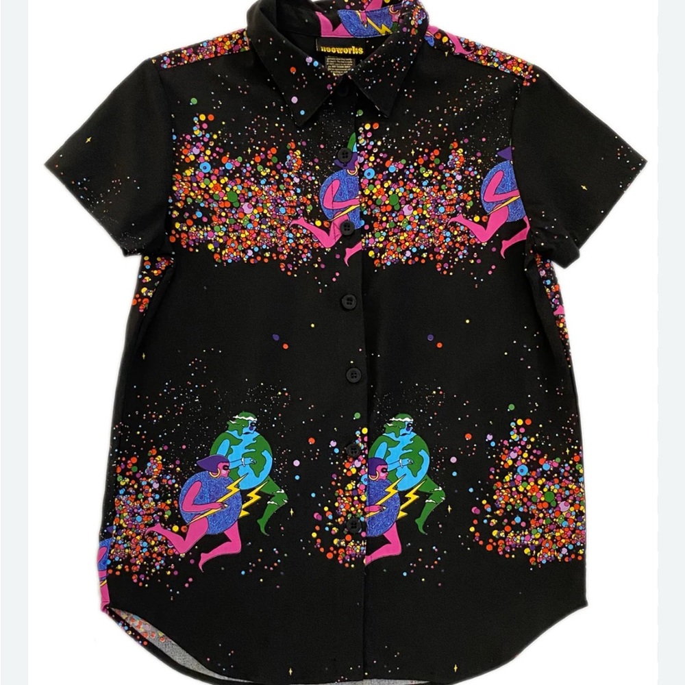 NOOWORKS JOYCE COSMIC BUTTON UP